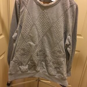 Alfred Dunner women’s grey pullover